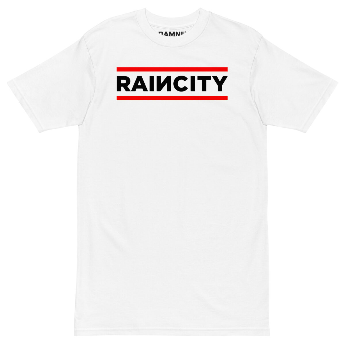 RainCity Premium Heavyweight Tee White
