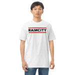 RainCity Premium Heavyweight Tee White - Image 2