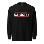 RainCity Heavyweight Long-Sleeve Shirt Black - Image 3