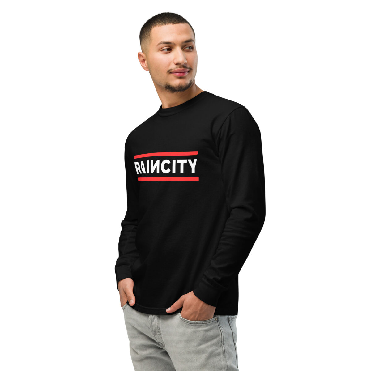 RainCity Heavyweight Long-Sleeve Shirt Black