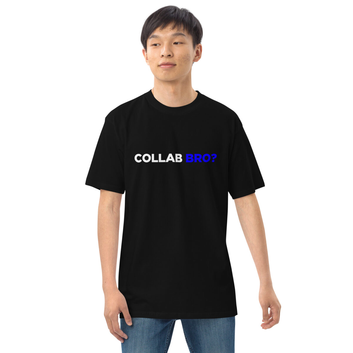 Collab Bro - Men’s premium heavyweight tee
