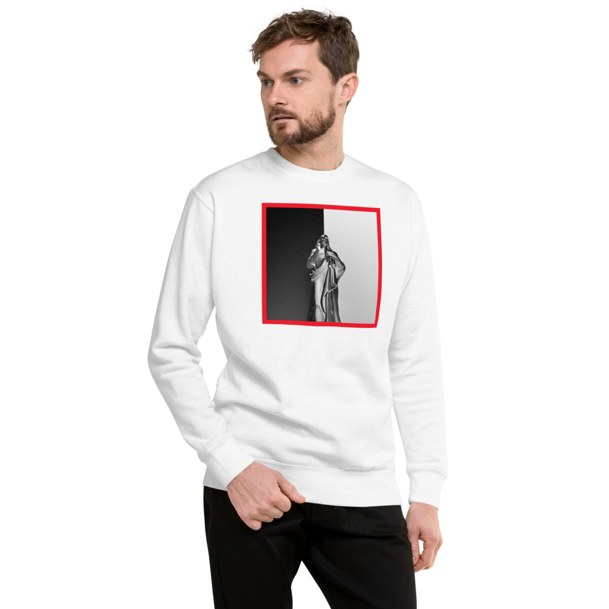 unisex-premium-sweatshirt-white-front-69d48ac69e960.jpg Jesus Pieces Scarjesus