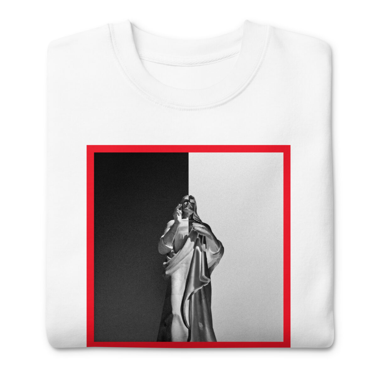 unisex-premium-sweatshirt-white-front-69d48ac6a029c.jpg Jesus Pieces Scarjesus