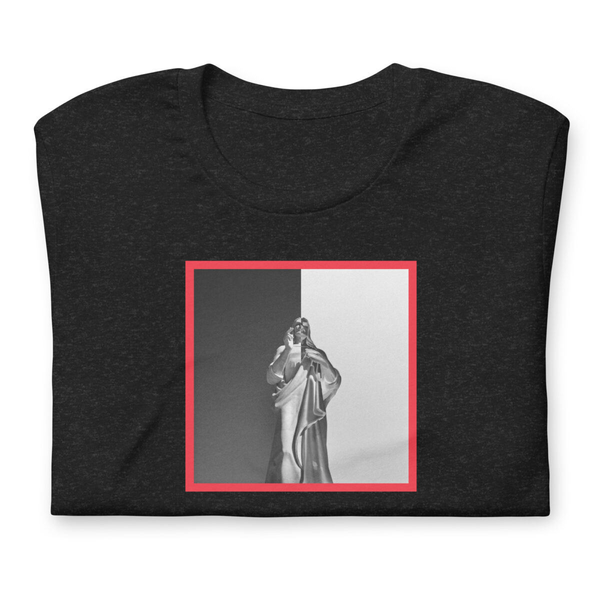 unisex-staple-t-shirt-black-heather-front-69d48b4e54935.jpg Jesus Pieces Scarjesus