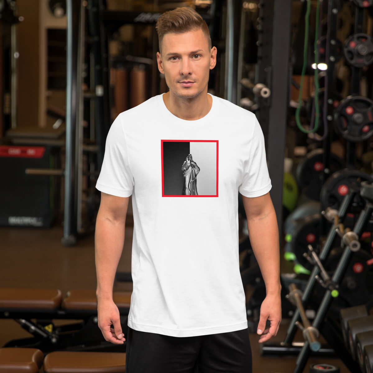 unisex-staple-t-shirt-white-front-69d48b4e56cf2.jpg Jesus Pieces Scarjesus