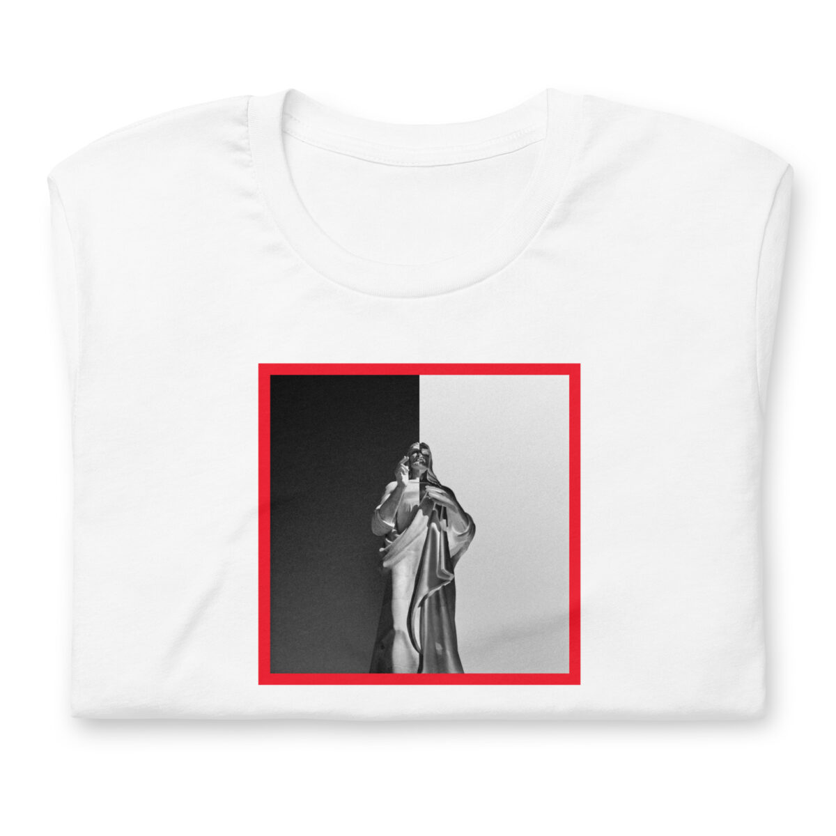 unisex-staple-t-shirt-white-front-69d48b4e5a47f.jpg Jesus Pieces Scarjesus